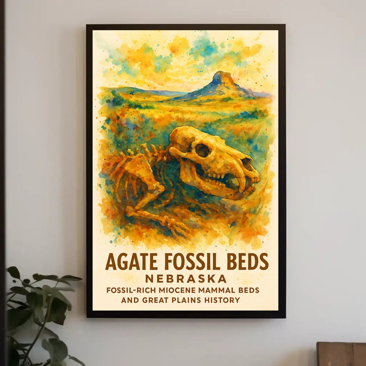 Agate Fossil Beds NebraskaS Poster