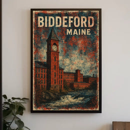 Biddeford, Maine Poster