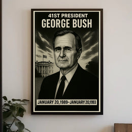 George Bush 41St President Poster