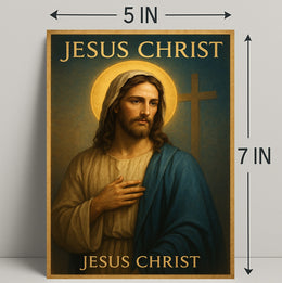 Jesus Christ Wall Art Vintage Print PosterGoat