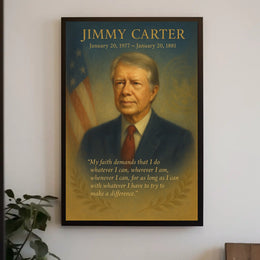 Jimmy Carter Presidential Tribute Poster