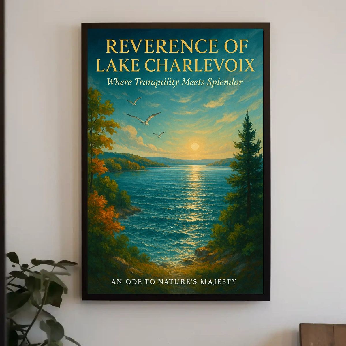 Reverence Of Lake Charlevoix Poster