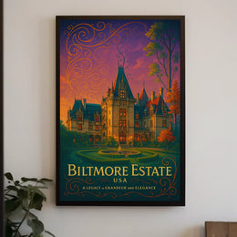Biltmore Estate A Legacy of Grandeur Poster