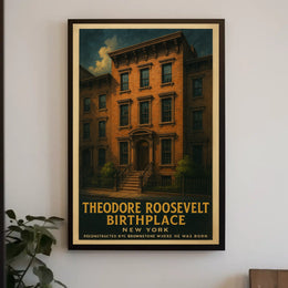 Theodore Roosevelt Birthplace Poster