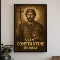Saint Constantine The Great Poster