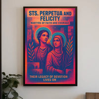 Saints Perpetua And Felicity Martyrs Poster