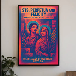 Saints Perpetua And Felicity Martyrs Poster