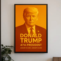 Donald Trump 47th President Poster