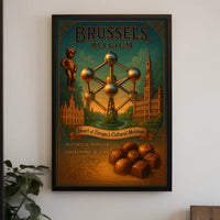 Brussels, Belgium Heart of Europes Cultural Melange Poster