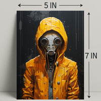 The Enigmatic Figure In Yellow Poster PosterGoat