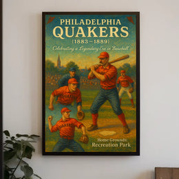 Philadelphia Quakers Celebrating A Poster