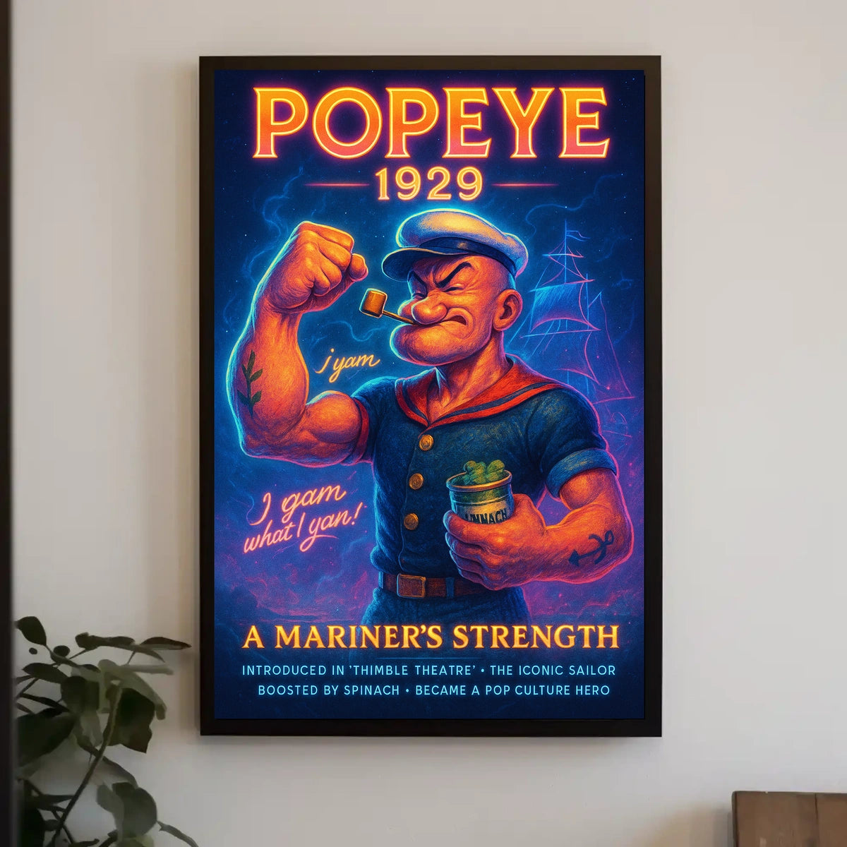 Popeye 1929 Art Poster POP-70
