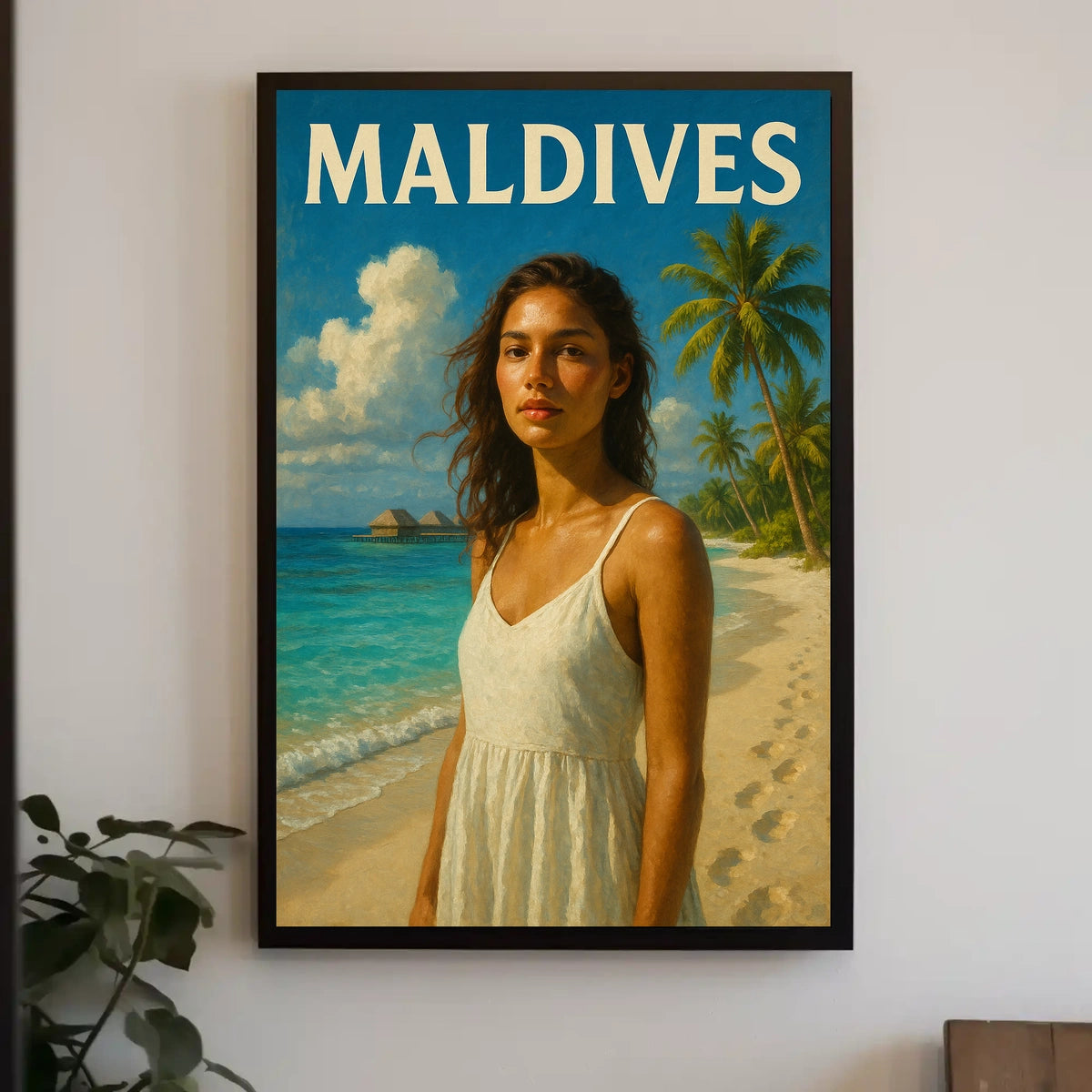 Maldives Paradise Poster
