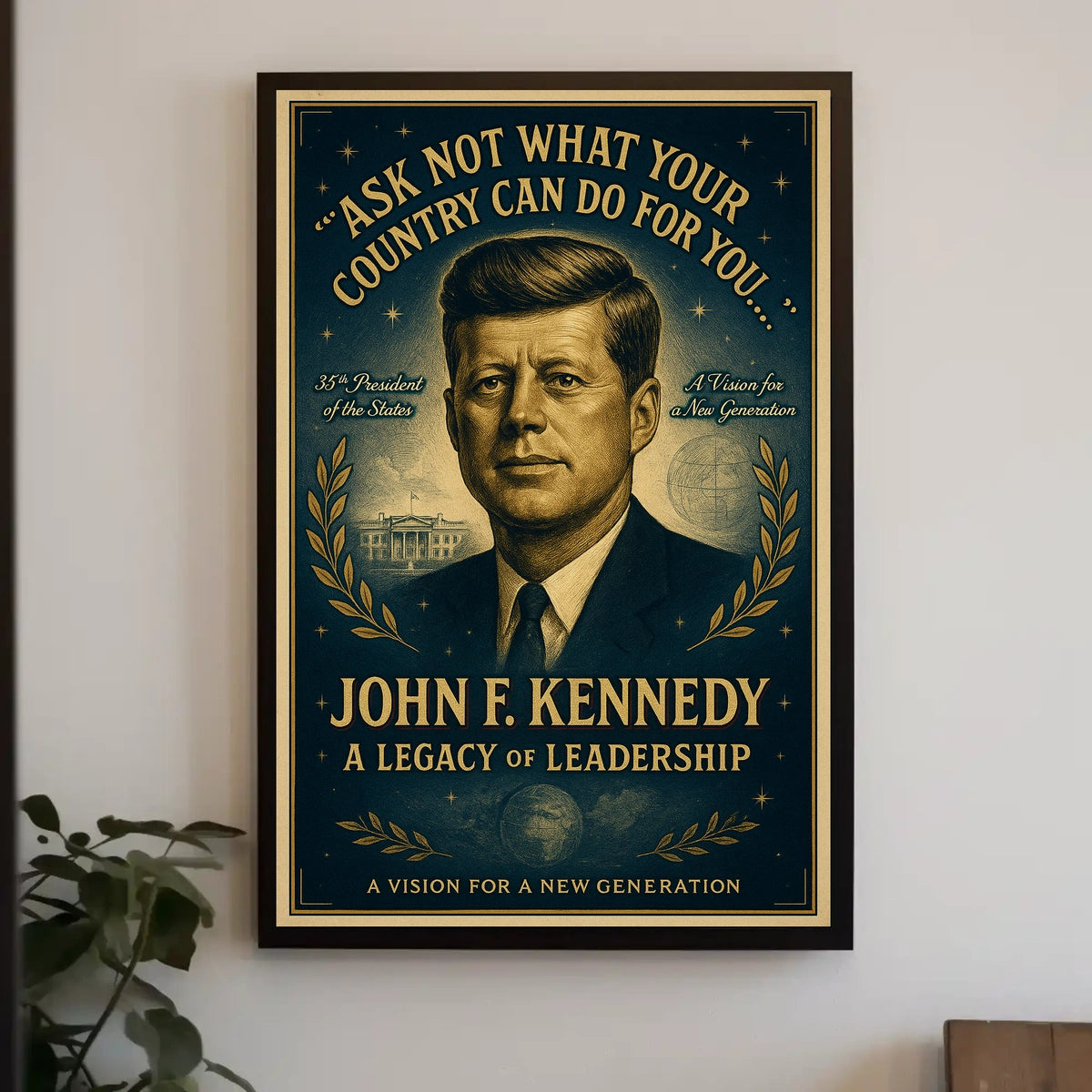 Leadership Legacy: Vintage Presidential Inspiration Poster