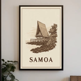 Samoa Scenic Retreat Poster