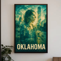 Oklahoma A Modern Reflection Poster