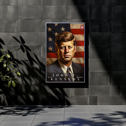 John F. Kennedy 35th President Of The United States Portrait