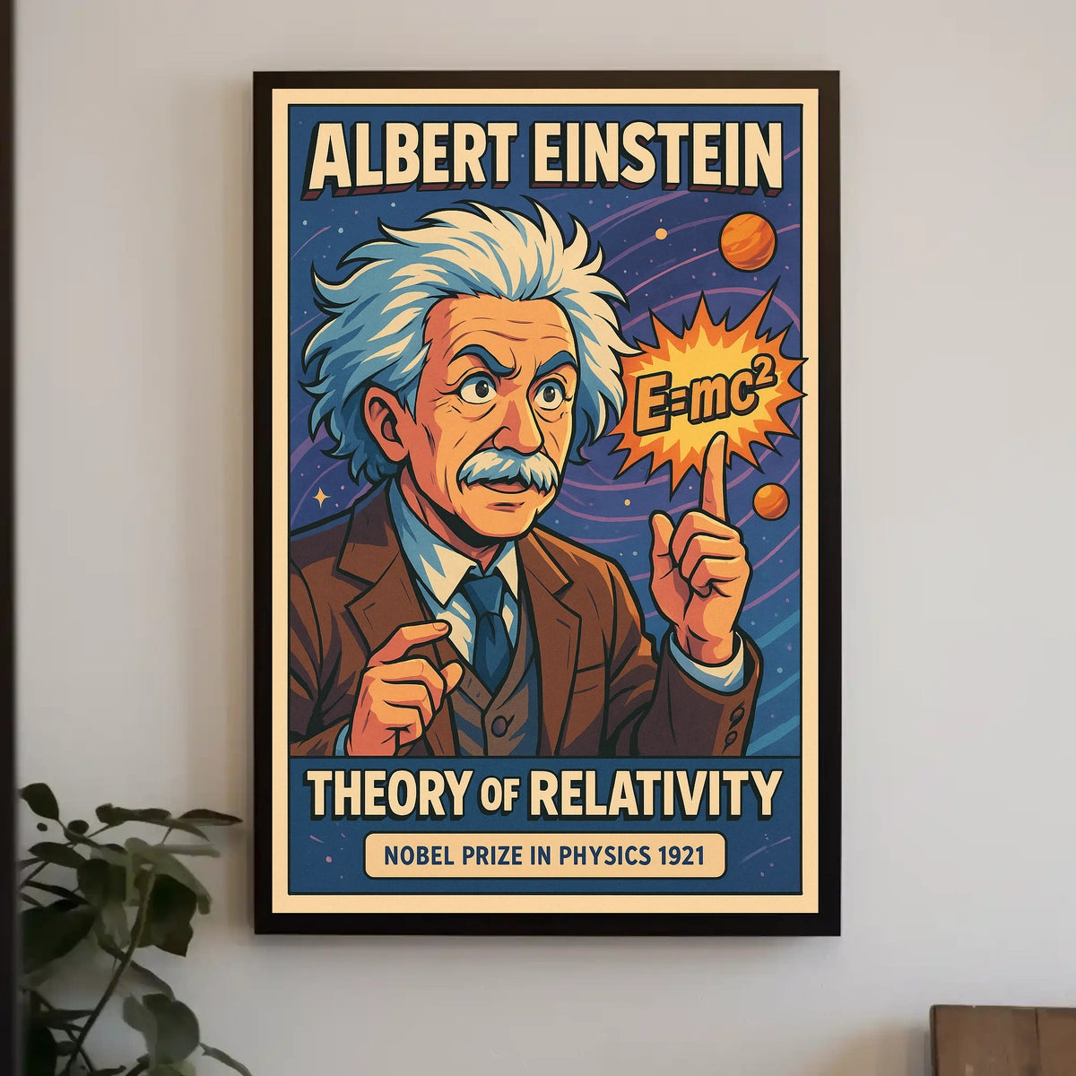 Albert Einstein Theory Of Relativity Poster