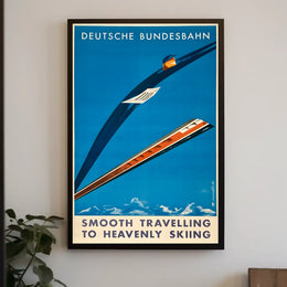 Deutsche Bundesbahn Smooth Travelling Poster