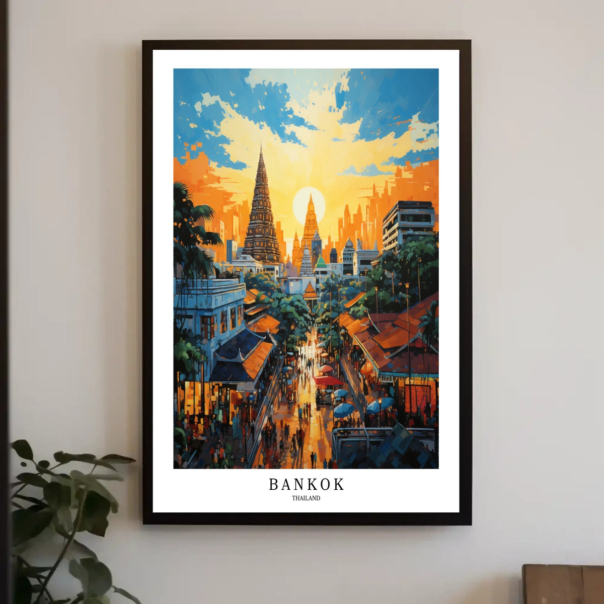 Bangkok A Vibrant Cityscape Poster