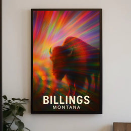 Billings Wilderness Wanderer Digital Painting Poster
