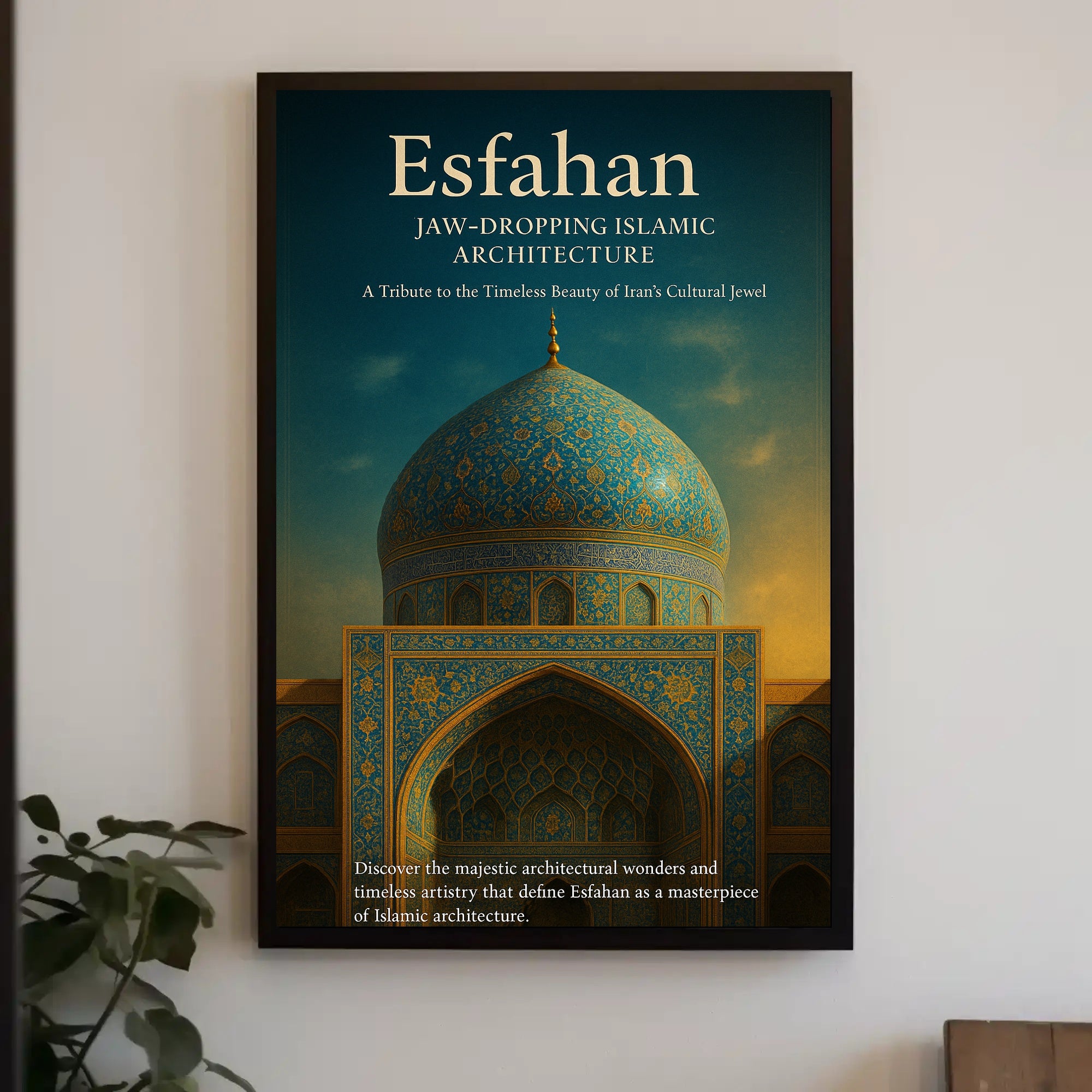 Esfahan – A Tribute to Islamic Architecture Poster PosterGoat