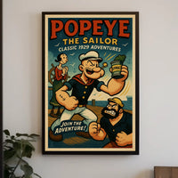 Popeye the Sailor Classic 1929 Adventures Poster