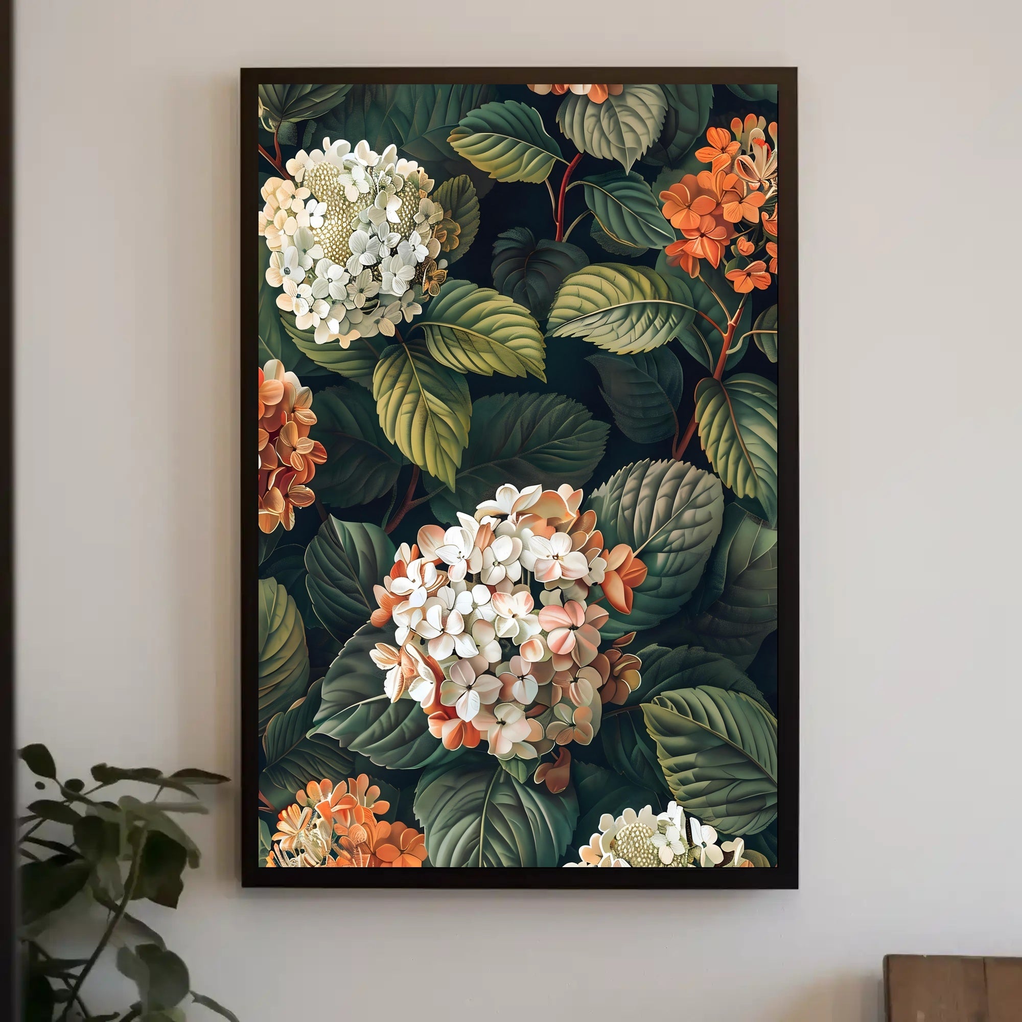 Floral Elegance Wall Art Print for Decor Lovers
