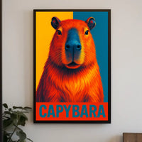 Capybara Art Poster