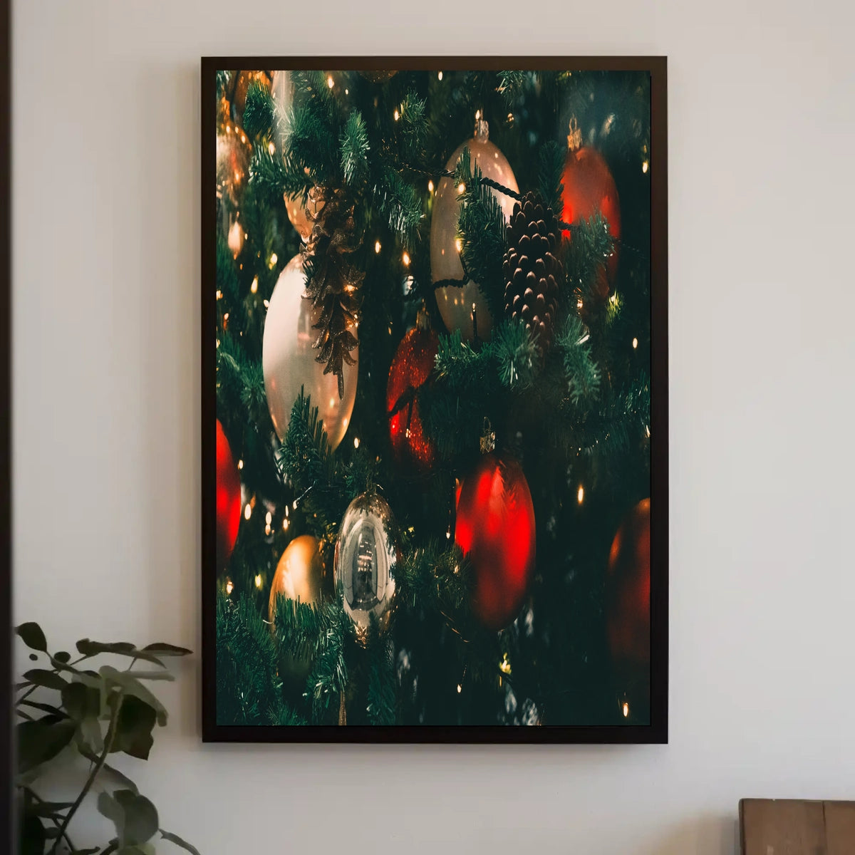 Festive Christmas Tree Poster