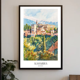 Alhambra Granada Poster