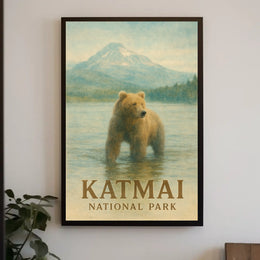 Katmai National Park Poster