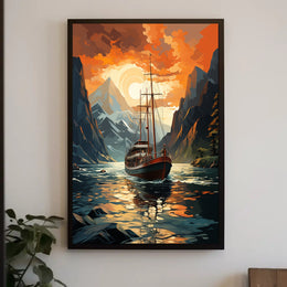 Journey Through Majestic Waters Poster PosterGoat