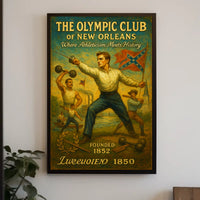 The Olympic Club Of New Orleans Poster