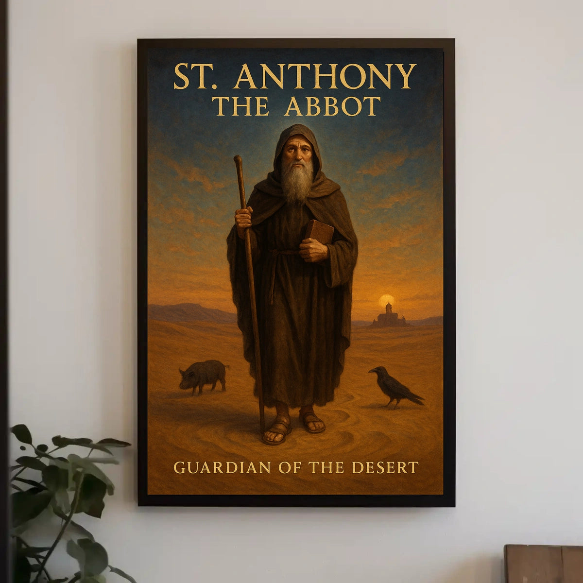 St. Anthony The Abbot Guardian Of The Poster