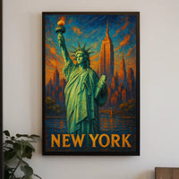 New York Cityscape Poster