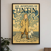 Les Aventures De Tintin Poster