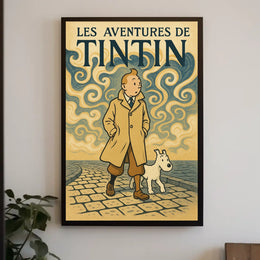 Les Aventures De Tintin Poster