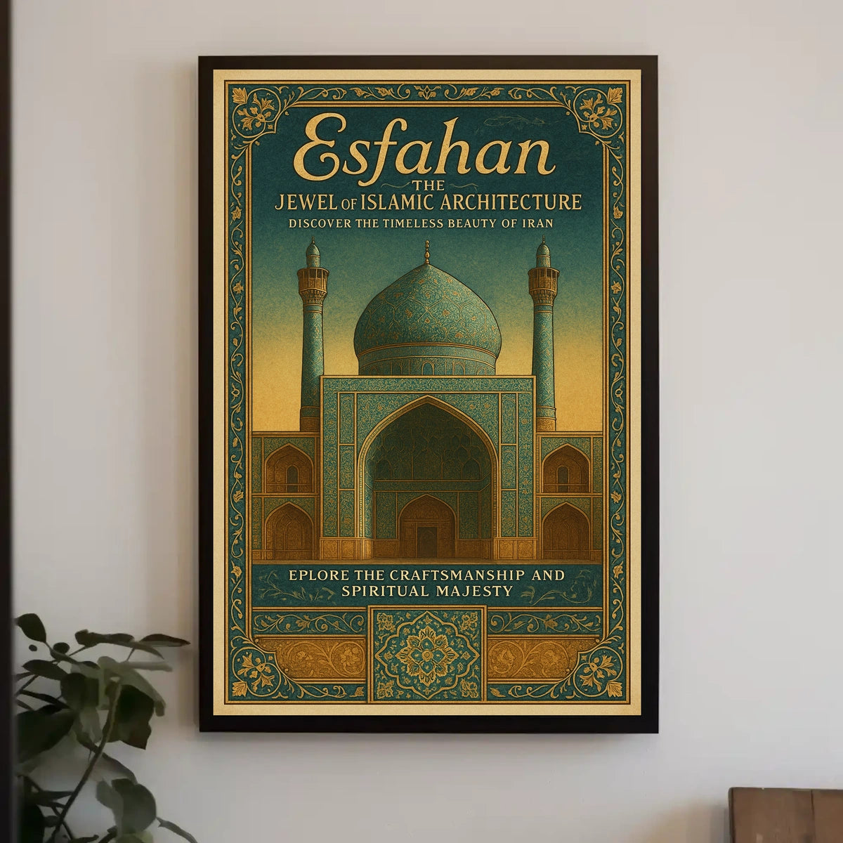 Esfahan The Jewel Of Islamic Poster