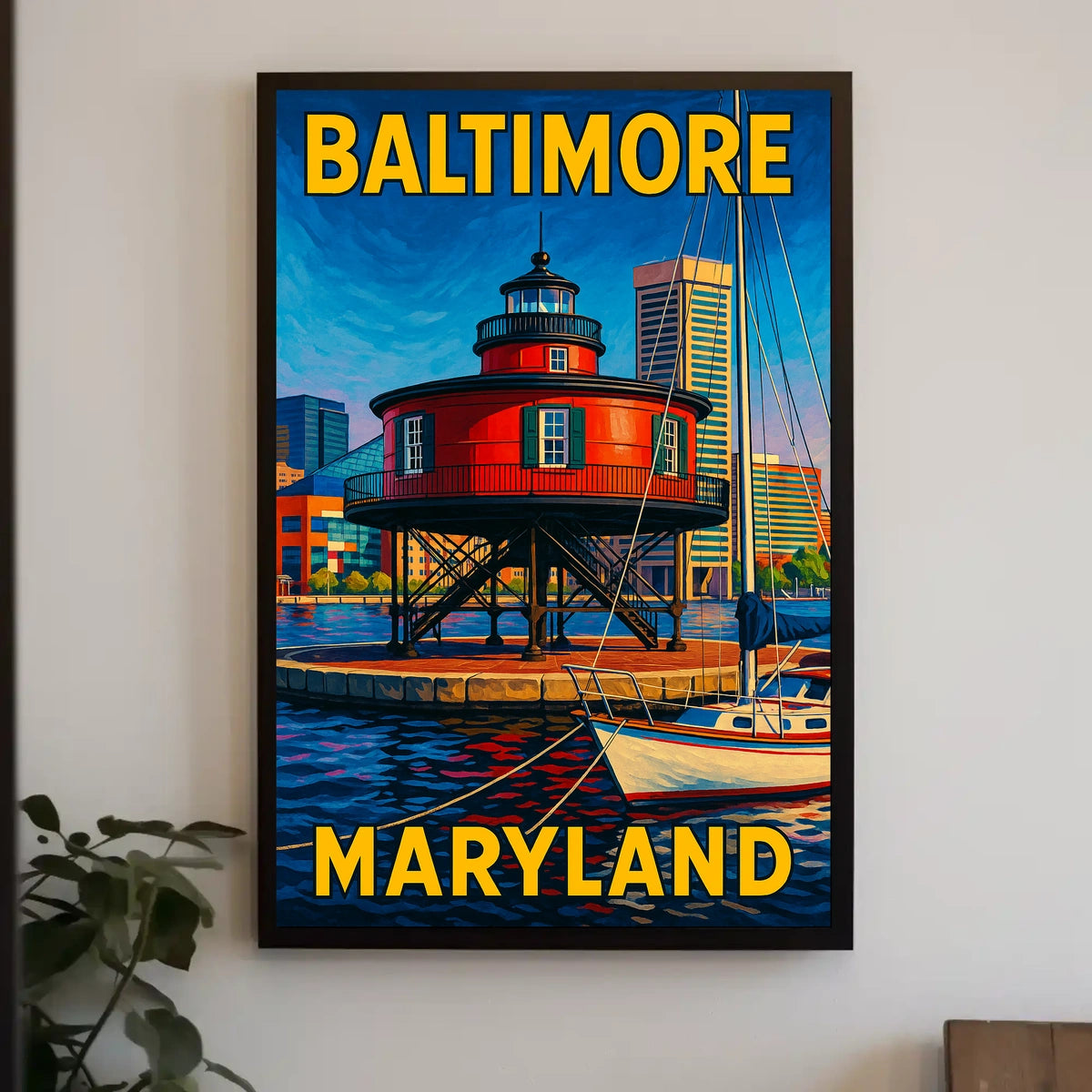 Baltimore Harbor Lighthouse Poster