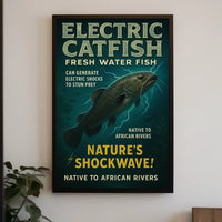 Electric Catfish Natures Shockwave Poster