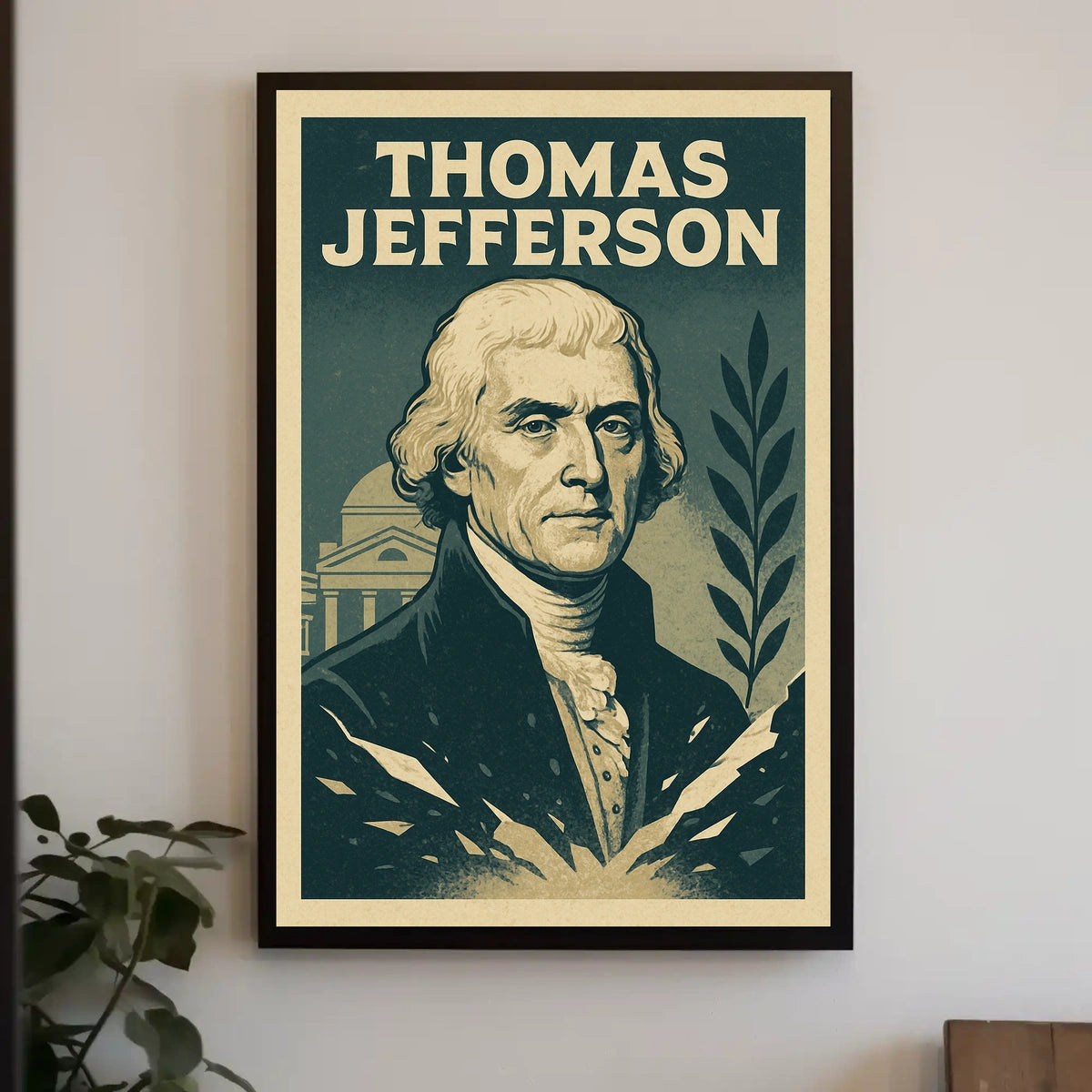 Thomas Jefferson Vintage Historical or Presidential Poster