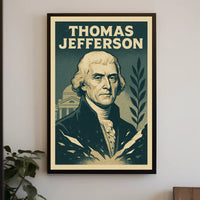 Thomas Jefferson Vintage Historical or Presidential Poster