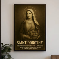 Saint Dorothy Virgin Martyr Poster