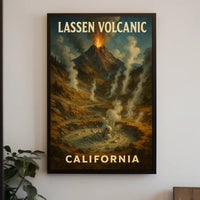 Lassen Volcanic California Poster