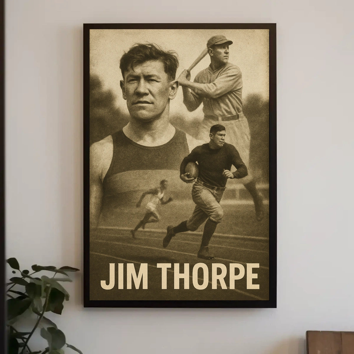 Jim Thorpe A Legendary Athlete Poster
