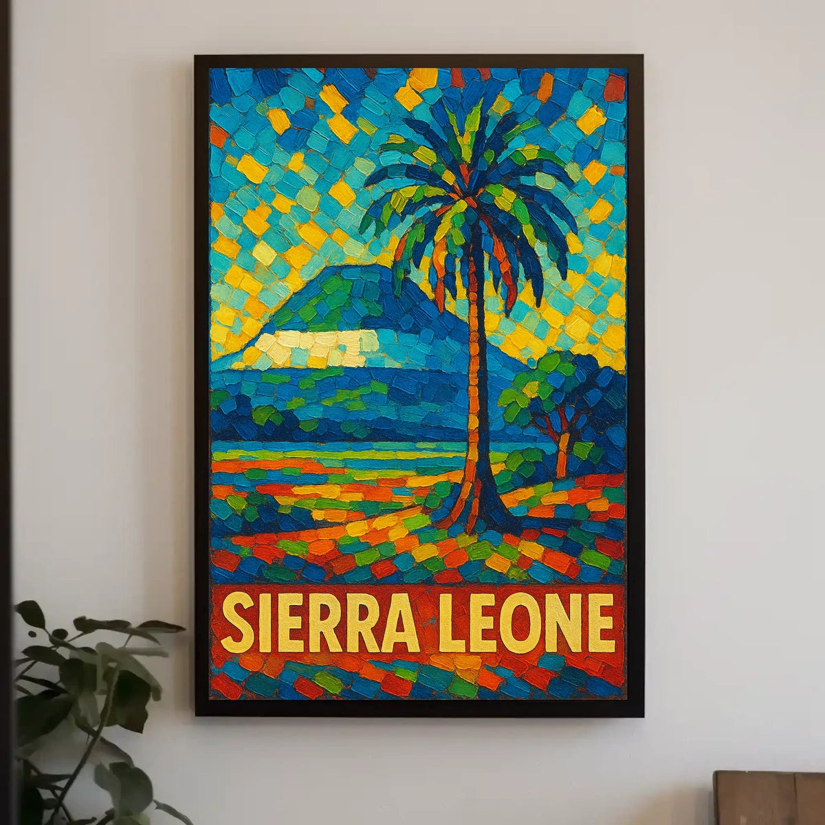 Sierra Leone Vibrant Landscape Poster