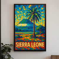 Sierra Leone Vibrant Landscape Poster