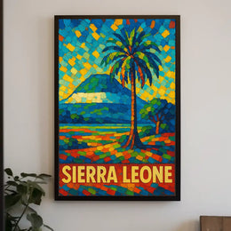 Sierra Leone Vibrant Landscape Poster