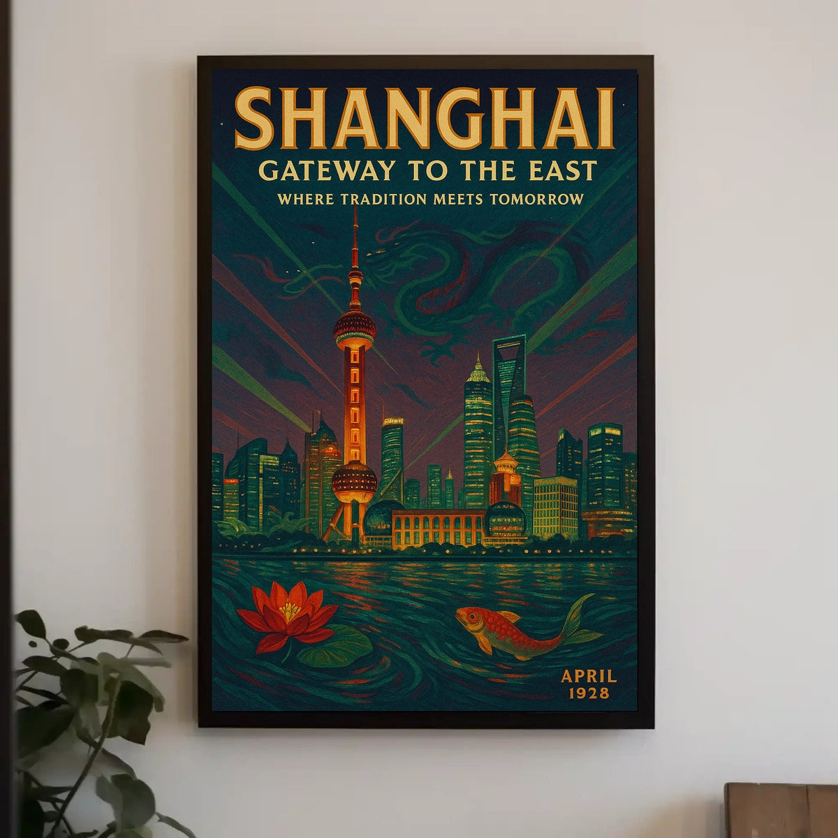 Shanghai Gateway to the East Poster